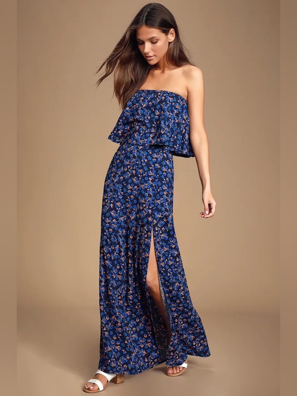 LULUS 2 Piece Set Wandering Wonder Floral Set
